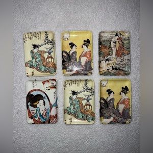 Chinese Trinket Dishes, lot of 6